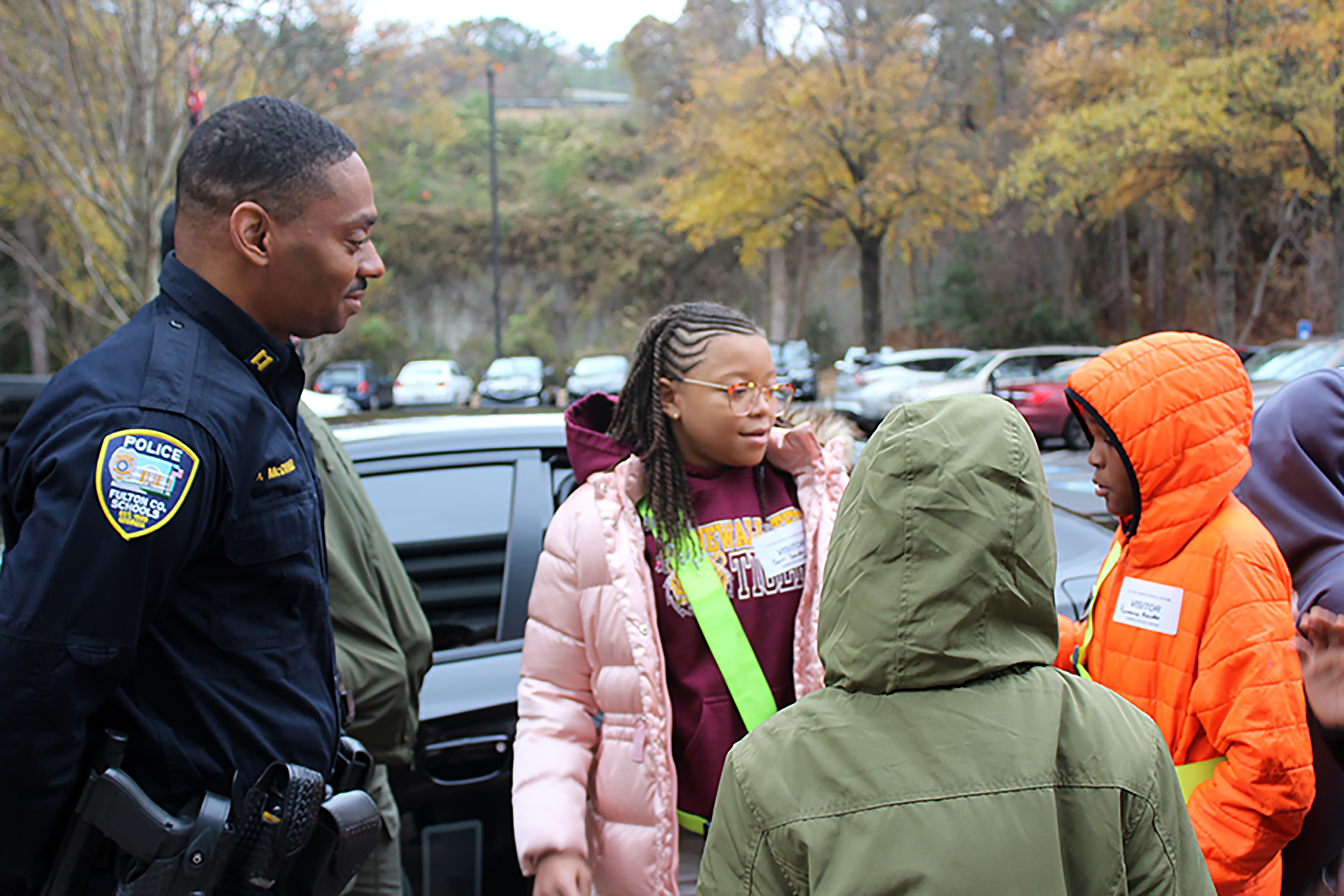 Stonewall Tell Students Talk Safety with Police and School Health Professionals