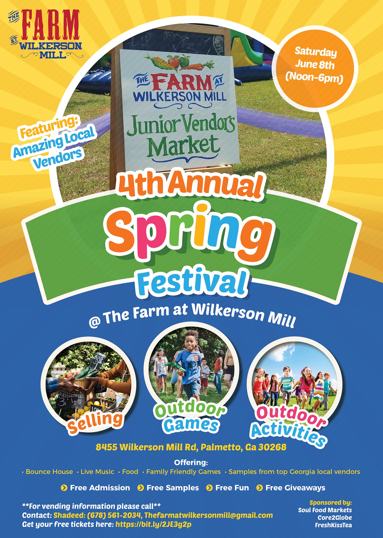 4th Annual Spring Festival at the Farm at Wilkerson Mill