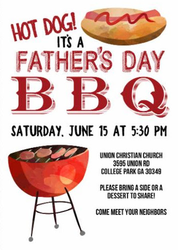 Father’s Day BBQ at Union Christian Church