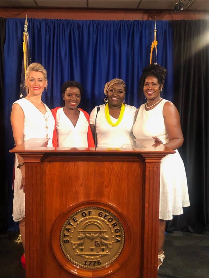 South Fulton Resident Joins Legislators to Advocate for Women’s Health during Fibroid Awareness Month