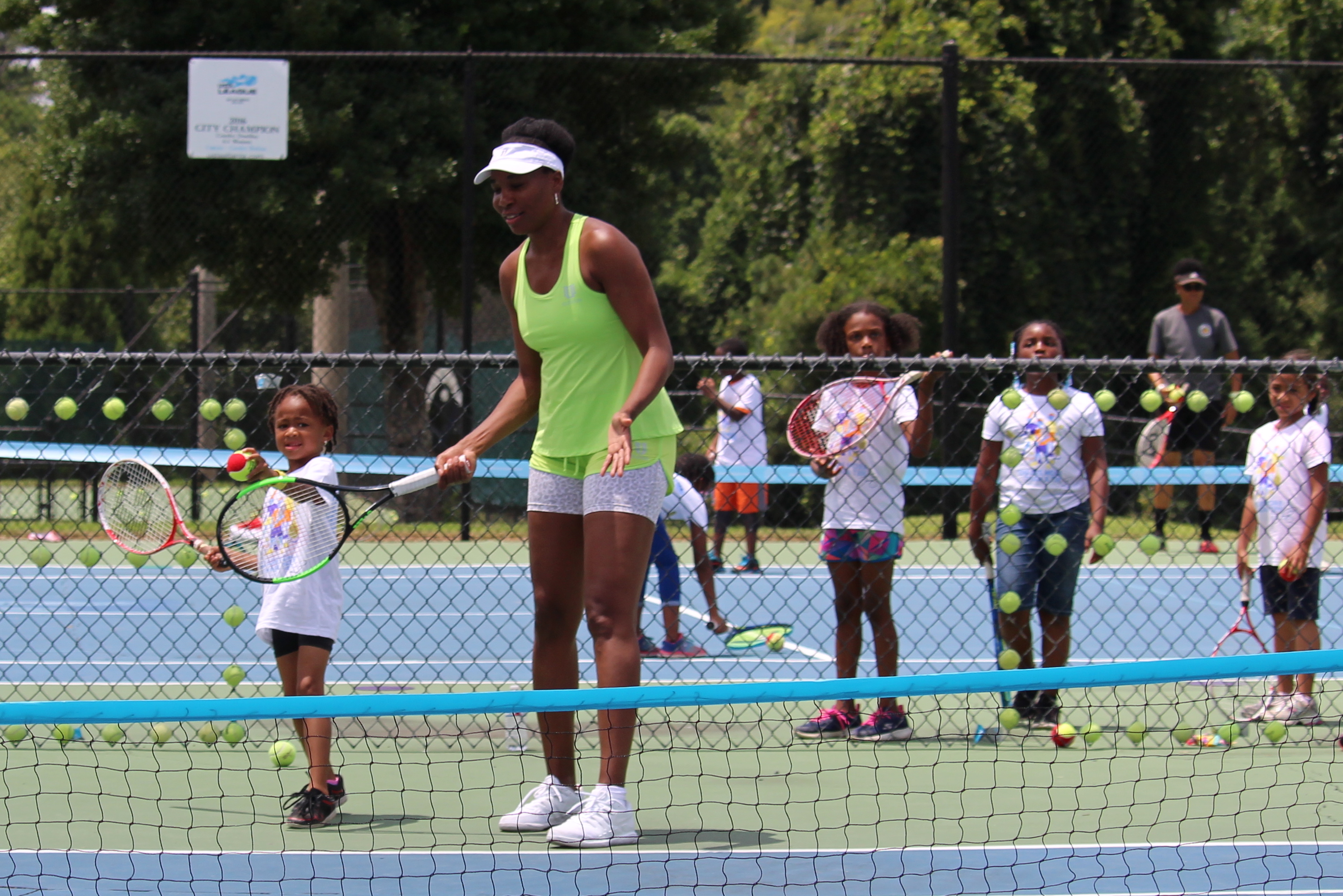 Gallery: Venus Williams Visits South Fulton Tennis Center
