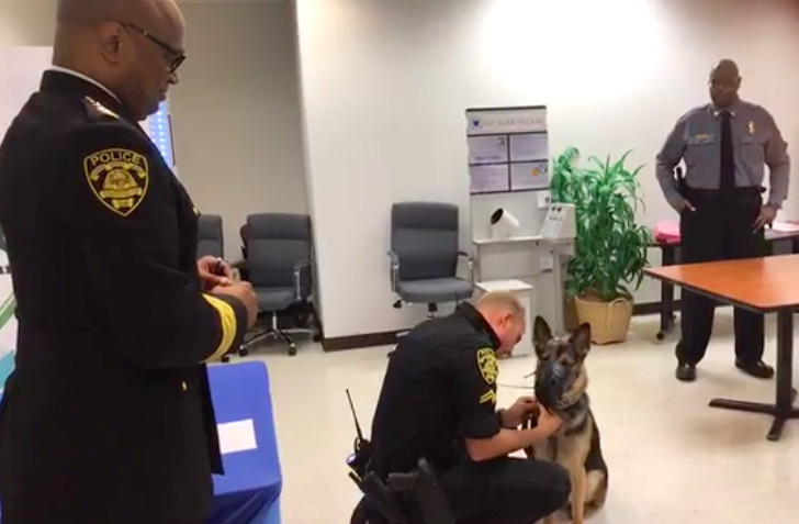 South Fulton Police Department Swears In K-9 Recruits