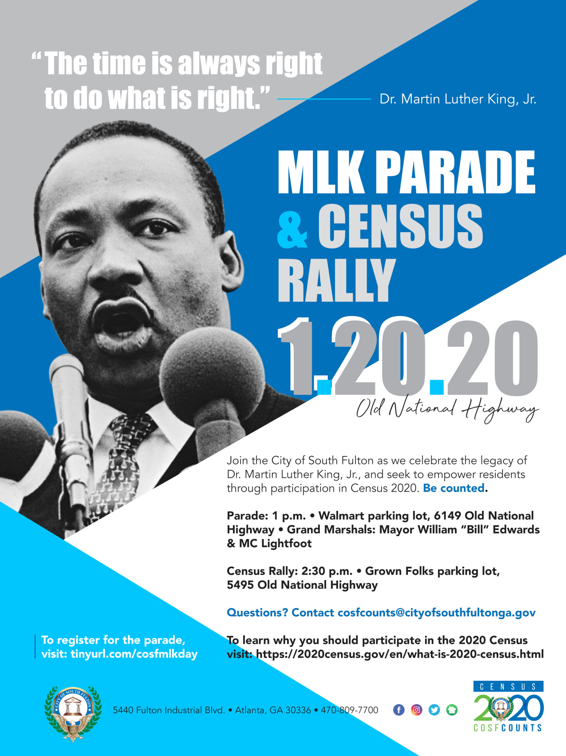 South Fulton to Hold Inaugural MLK Parade, Census Rally