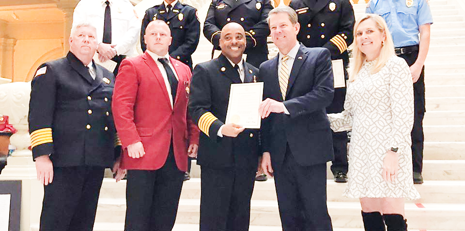 Gov. Bran Kemp Honors South Fulton Fire Chief