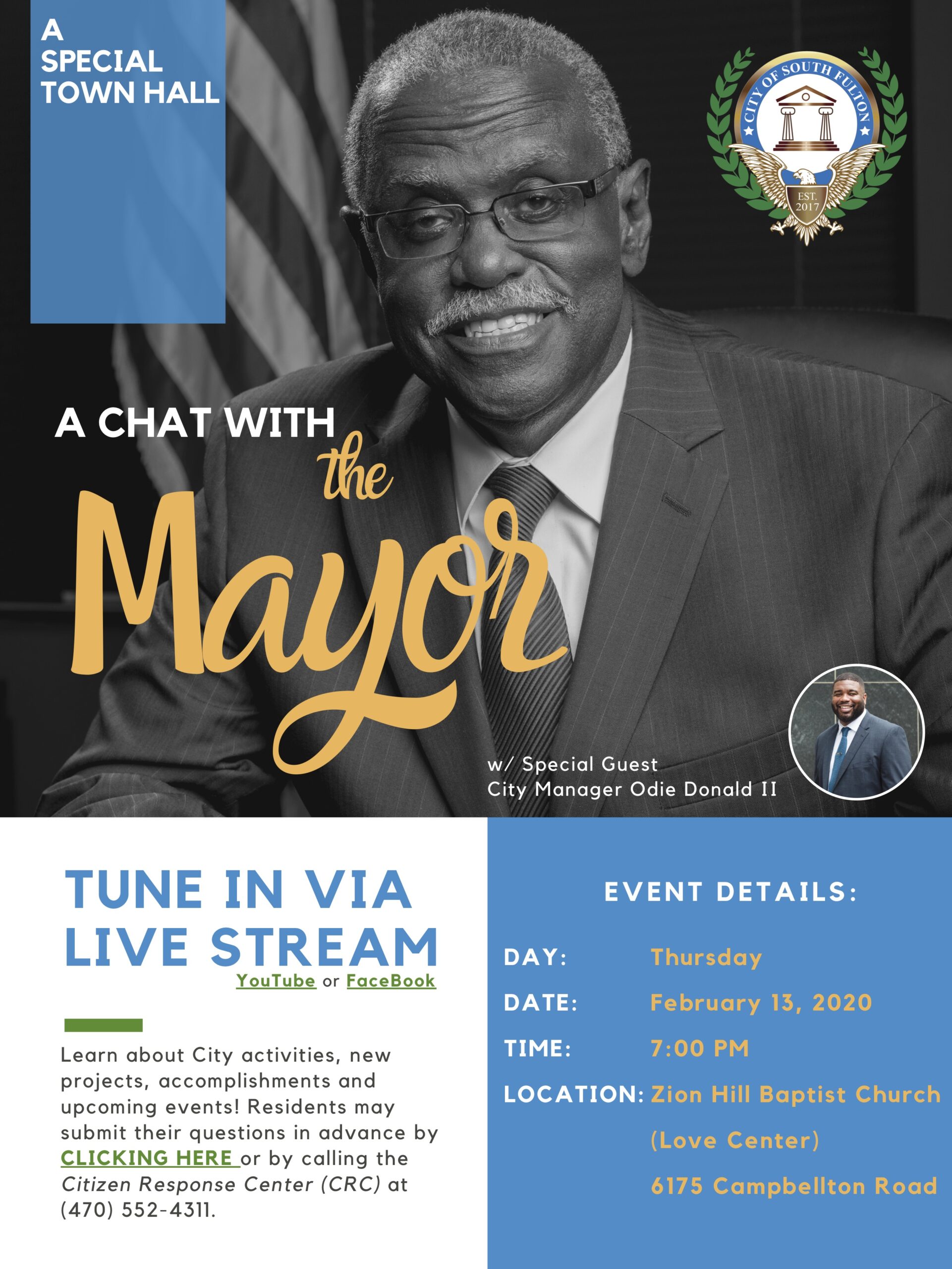 A Chat with South Fulton Mayor William Bill Edwards