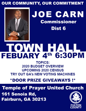Fulton County Commission District 6 Town Hall