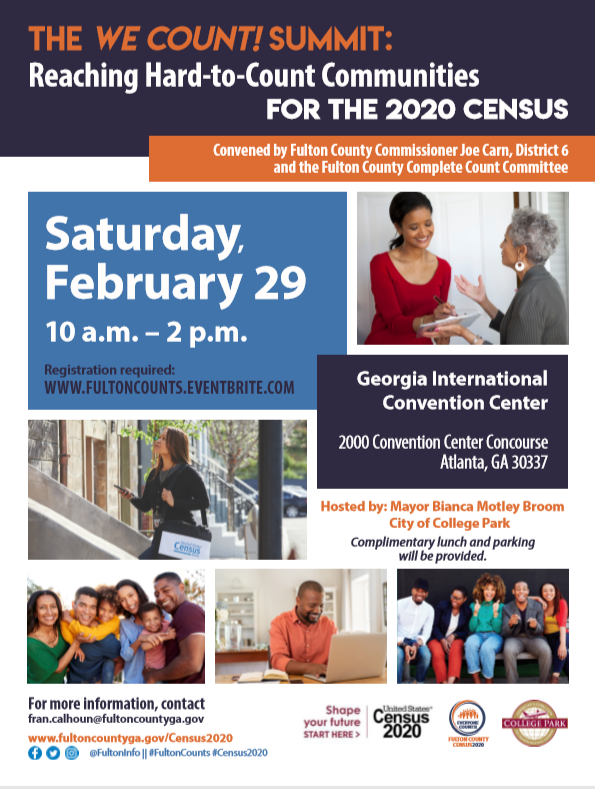 Fulton County We Count Summit - 2020 Census