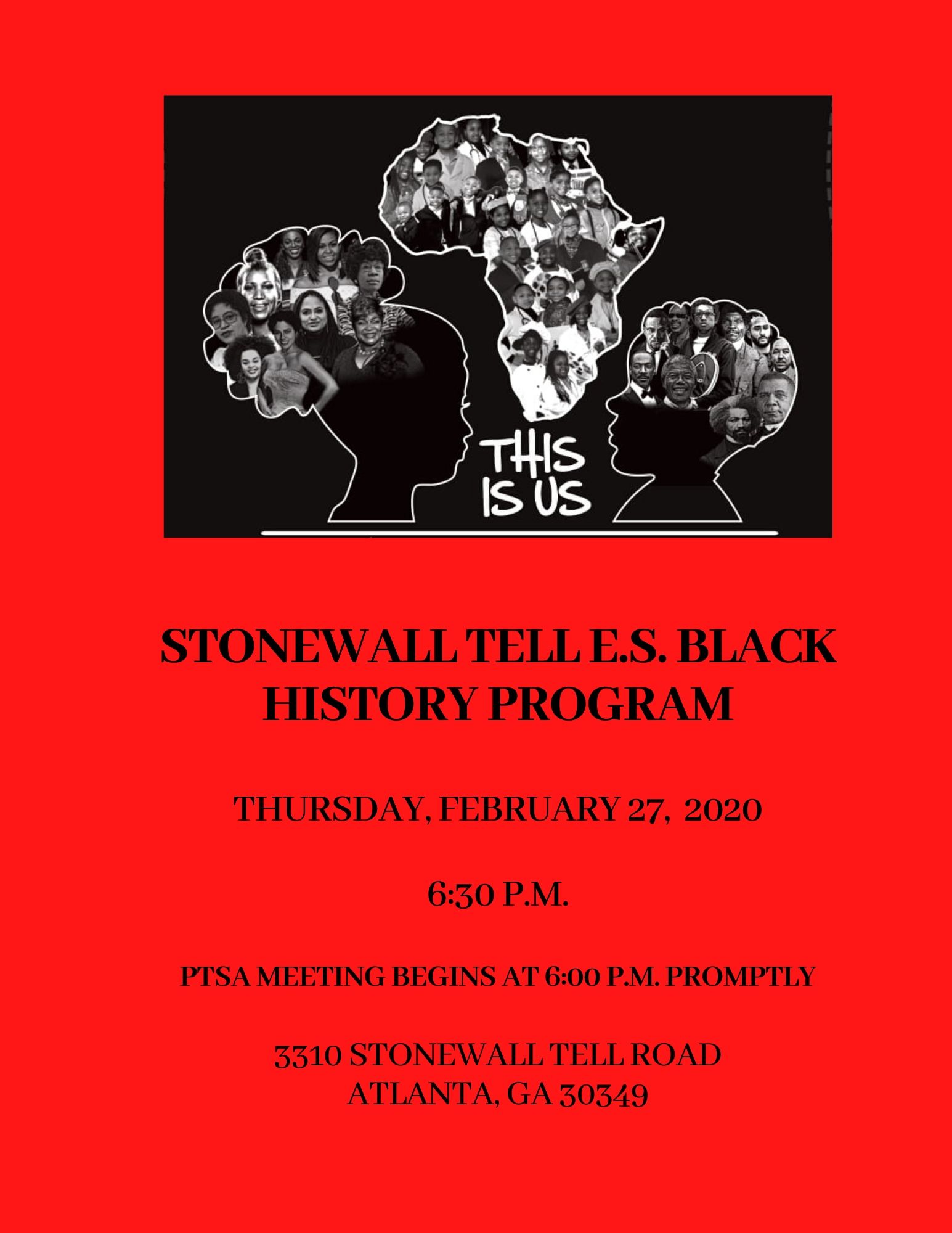 Stonewall Tell Elementary - Black History Program
