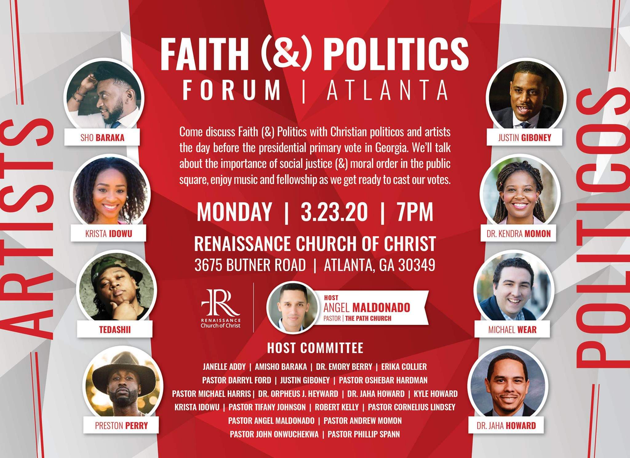faith and politics forum atlanta
